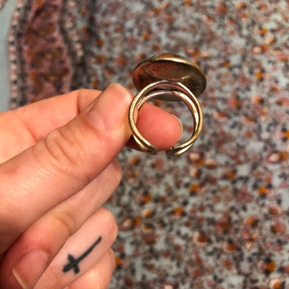 Colorful Adjustable Statement Ring - Picture 4 of 4